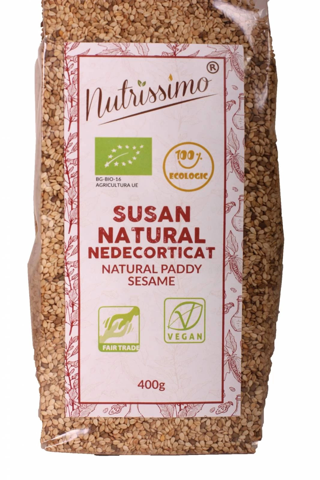 Susan natural nedecorticat, eco-bio, 400g - nutrissimo