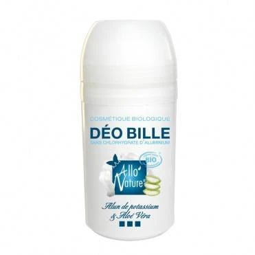 Deodorant cu piatra de alaun si aloe vera, eco-bio, 50ml - allo'nature