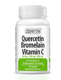 Quercetin bromelain vitamin c, 30cps - zenyth