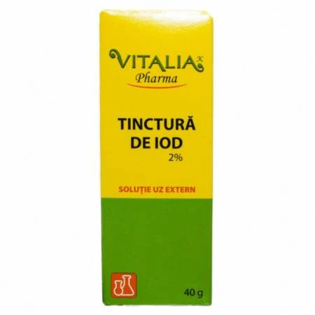Tinctura De Iod 2% 40g - Vitalia Pharma