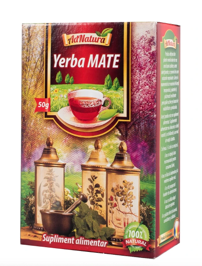 Ceai yerba mate, 50g - adnatura