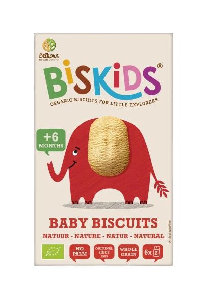 Biscuiti BISKIDS (De la 6 luni) eco-bio, 120g Belkorn
