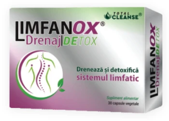 Limfanox drenaj detox total cleanse, 30cps - cosmopharm