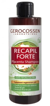 Sampon cu placenta vegetala, Recapil Forte, 400ml - Gerocossen