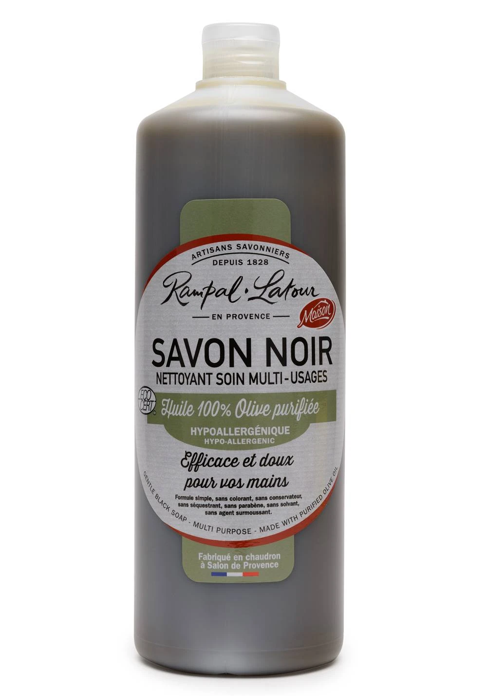 Savon noir - sapun negru hipoalergenic - concentrat natural pentru toate suprafetele, 1000ml - rampal latour