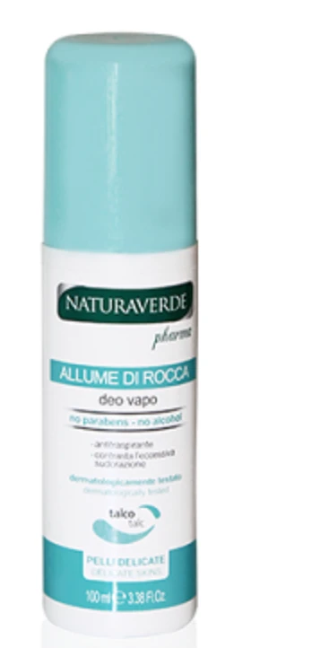 Deodorant spray cu piatra de alaun si talc, 100ml - naturaverde