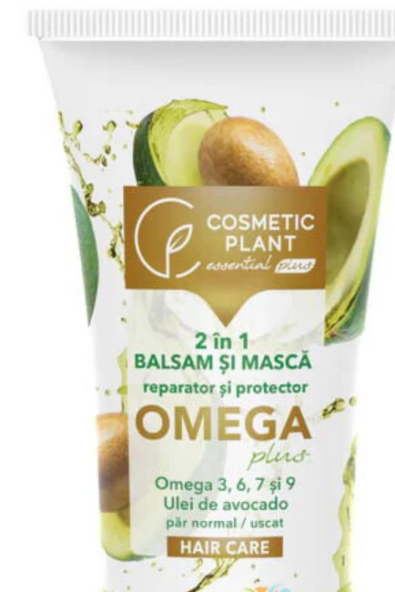Cosmeticplant Balsam - masca 2in1 reparator si protector omega plus 150ml - cosmetic plant