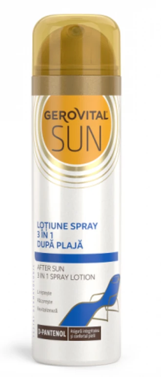 Lotiune spray 3 in 1 dupa plaja, 150ml - gerovital sun