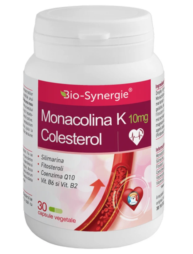 Bio-synergie Monacolina k colesterol, 10 mg, 30cps - bio synergie
