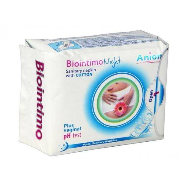 Absorbante Noapte 8buc - Biointimo