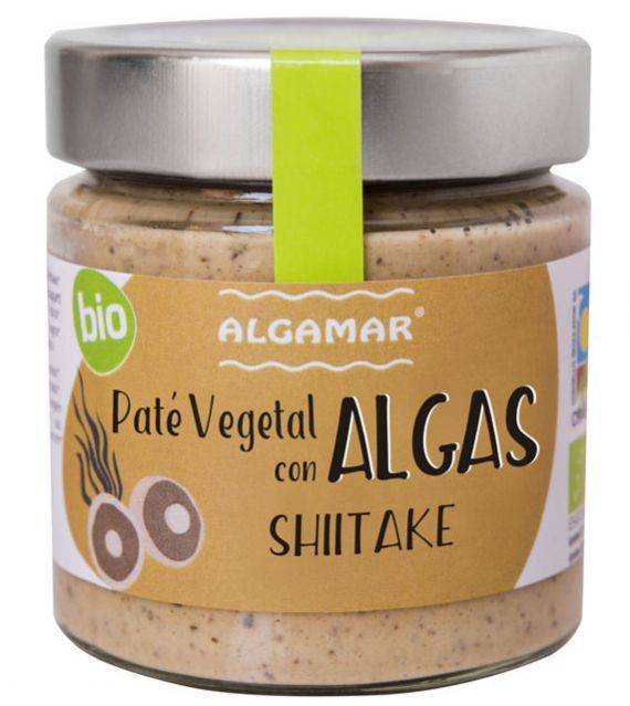 Crema tartinabila cu alge si ciuperci shiitake, eco-bio, 180 g, Algamar