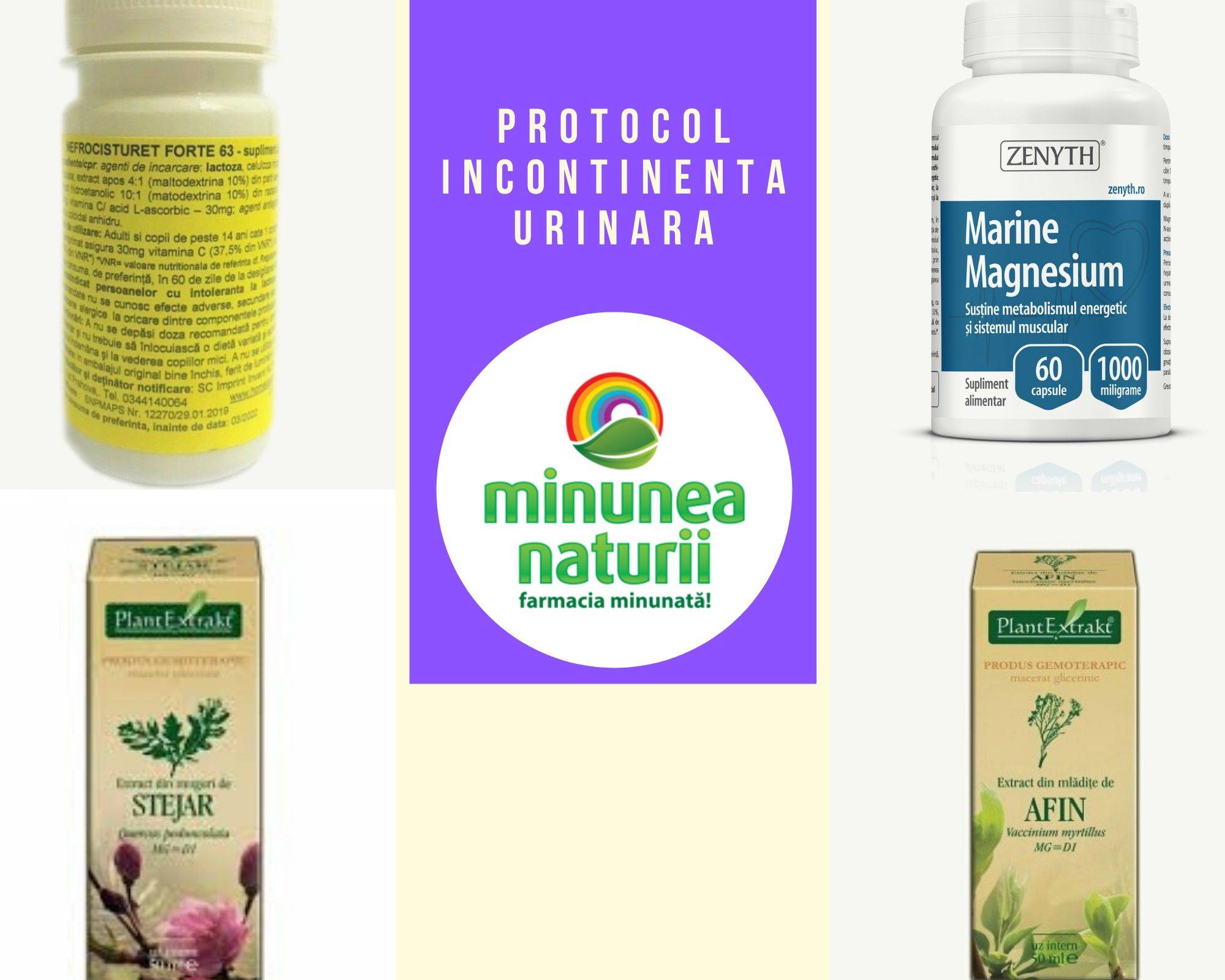Incontinenta urinara - protocol tratament natural