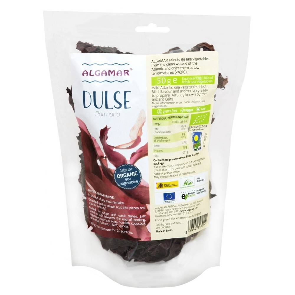 Alge dulse raw, eco-bio, 50g - Algamar