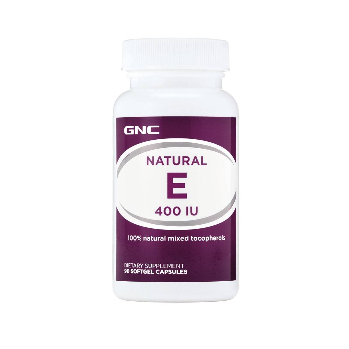 Vitamina E naturala, 400ui, 90cps - GNC