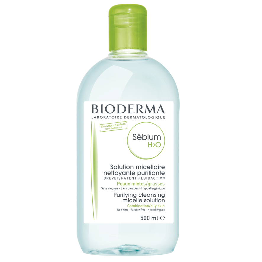 Apa micelara pentru ten mixt si gras, Sebium H2O, 500ml - Bioderma