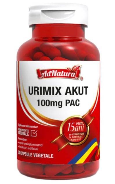 Urimix akut, 100mg, 30cps - Adnatura