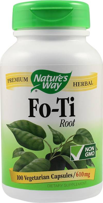 Fo-Ti 610mg 100tb - Nature's Way - Secom 