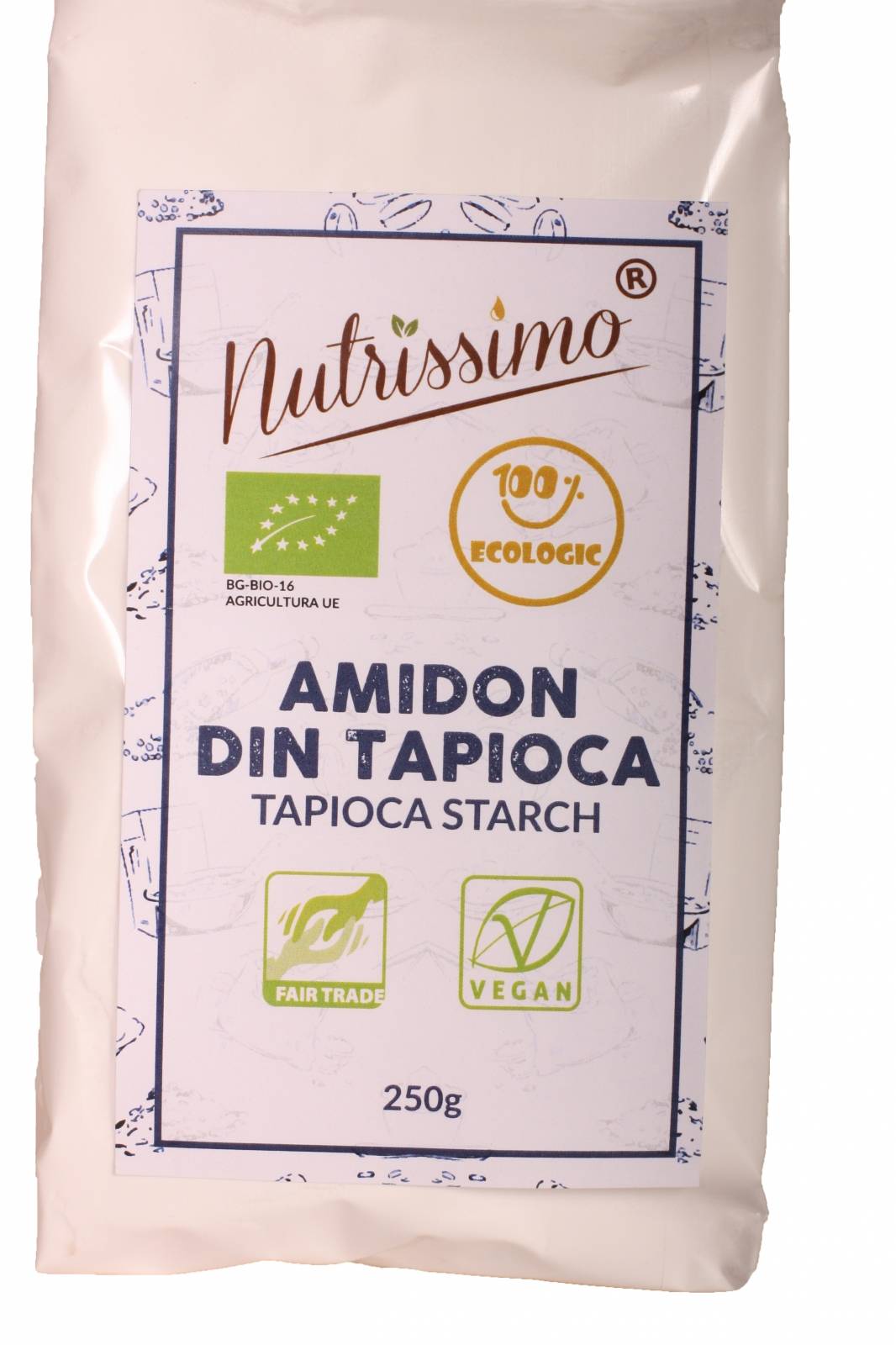 Amidon din tapioca, eco-bio, 250g - Nutrissimo
