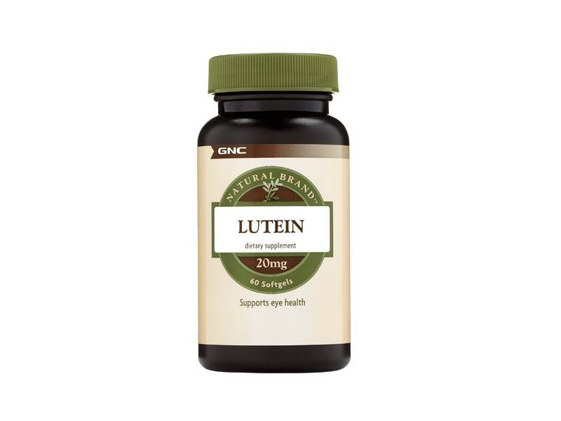 Natural Brand, Luteina 20mg, 60cps - Gnc