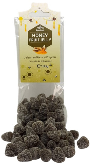Jeleuri cu Miere, Propolis si Lemn dulce 100g - Apidava