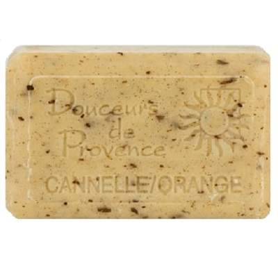 Sapun exfoliant cu scortisoara si unt de shea, 200g - Apidava