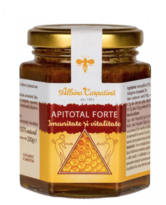 Imunitate si vitalitate, Apitotal Forte, Albina Carpatina, 200g - Apicola Pastoral Georgescu