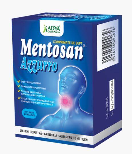 MENTOSAN AZZURRO 21 Cpr - ADYA GREEN PHARMA