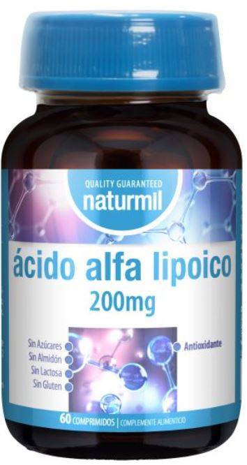 Alpha Lipoic Acid 200mg, 60 cps - Naturmil, Type Nature