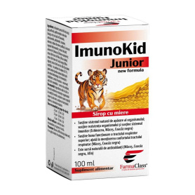 SIROP IMUNOKID CU MIERE 100ml, FARMACLASS