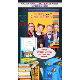 Gazeta Matematica Junior nr. 149 Septembrie 2025 - Carte - Editura DPH