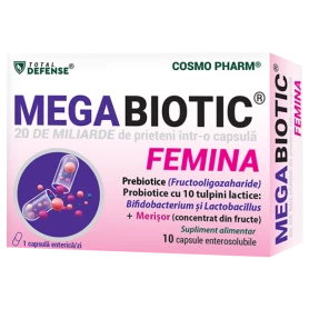 MEGA BIOTIC FEMINA - probiotic complex femei x 10 capsule, Cosmo Pharm