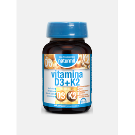 Vitamina D3 (4000 UI) + vitamina K2 (100 mcg), 60 comprimate, Naturmil - Type Nature