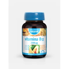 Vitamina B12, 2500 mcg, 60 comprimate, Naturmil, Type Nature