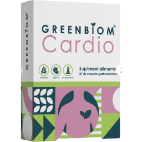 CARDIO Prebiotic, 30 capsule gastrorezistente, GREENBIOM