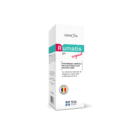 Gel Rumatis rapid Dermotis, 50 ml, Tis Farmaceutic