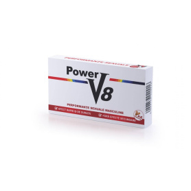 POWER V8 - Stimulent sexual, 4 capsule pentru potenta, ejaculare precoce si erectie, Boost4Life