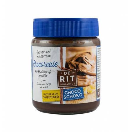 Chocoreale - Crema de ciocolata indulcita cu sirop de porumb, Fairtrade - eco-bio 270g - De Rit