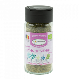 Condiment Amestec Mediteranean, flacon, eco-bio, 15 g, Biofarmland