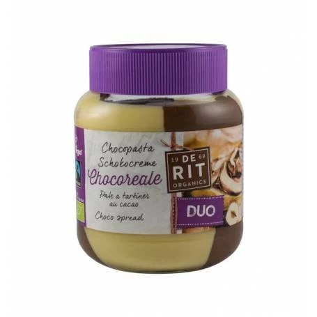 Chocoreale, crema de ciocolata DUO - eco-bio 350g - De Rit