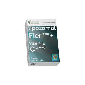 Fier + Vitamina C Lipozomal, 30 capsule, Remedia