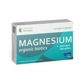Magneziu Chelat Pur, 125 mg, 30 comprimate filmate, Remedia