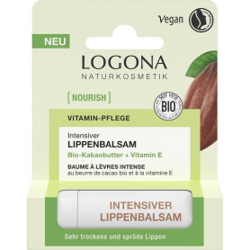 Balsam de buze cu unt de cacao, 4,6 g, Logona
