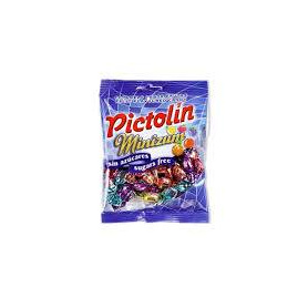 Bomboane Pictolin cu fructe, fara zahar, 65 g, Gullon