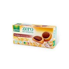Biscuiti cu ciocolata neagra Ronditas, fara zahar 186 g, Gullon