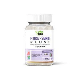 Flora Symbio Plus, contribuie la sanatatea florei intestinale, 60 jeleuri, Vita Ora
