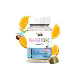 Calciu + Vitamina D3 pentru copii, 60 jeleuri, Vita Ora