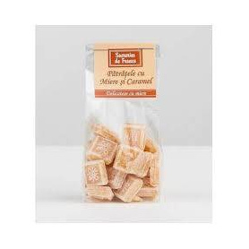 Bomboane cu miere si Caramel, 100 g, Apidava