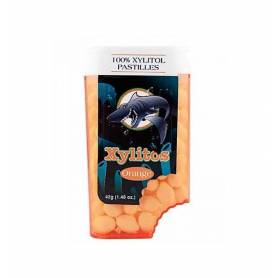 Xylitos - drajeuri cu portocale si xylitol, 42g - Dental Care