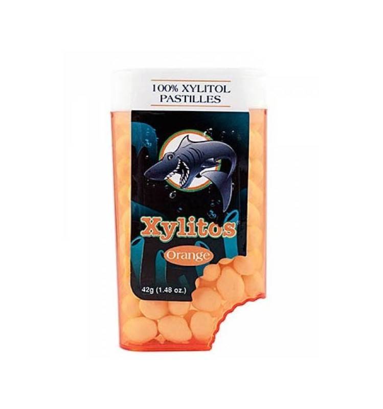Xylitos - drajeuri cu portocale si xylitol, 42g - dental care