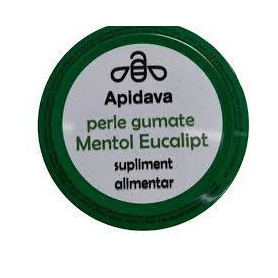 Perle Gumate cu Mentol si Eucalipt, 50 g, Apidava